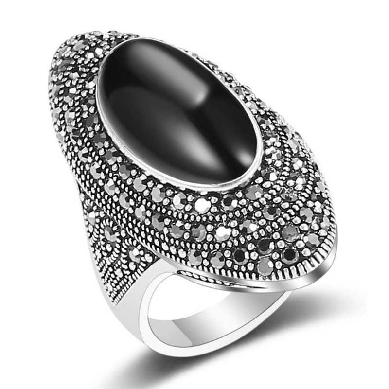 European And American Retro Bohemian Baroque Ring