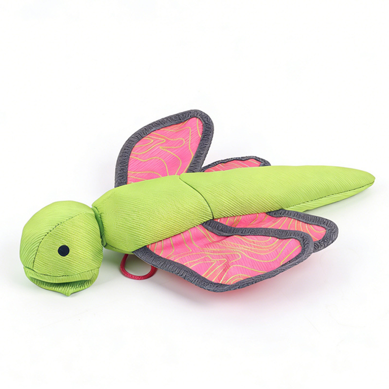 Cat Toy Launcher With Flying Bug Toys, Bouncy Insect Cat Teaser Gun With Crinkle Sound, Interactive Indoor Cat Exercise Toy, Dragonfly & Rattle Snake