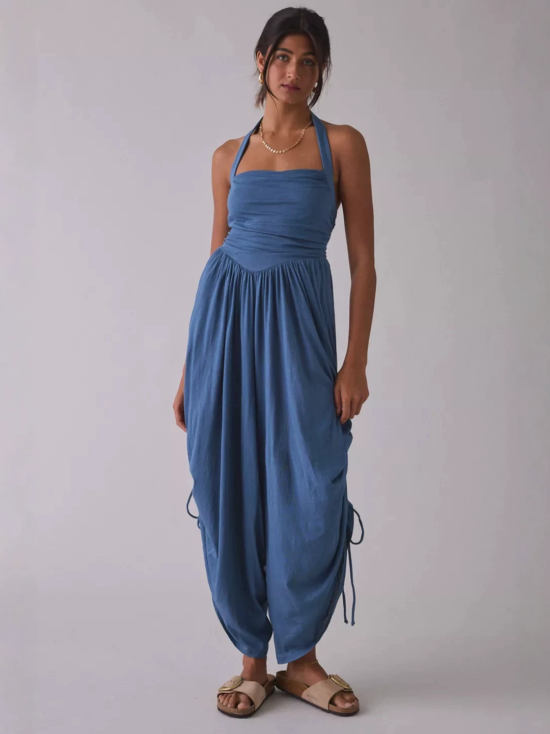 Ms. Relaxed Vacation Style Halter Neck Tube