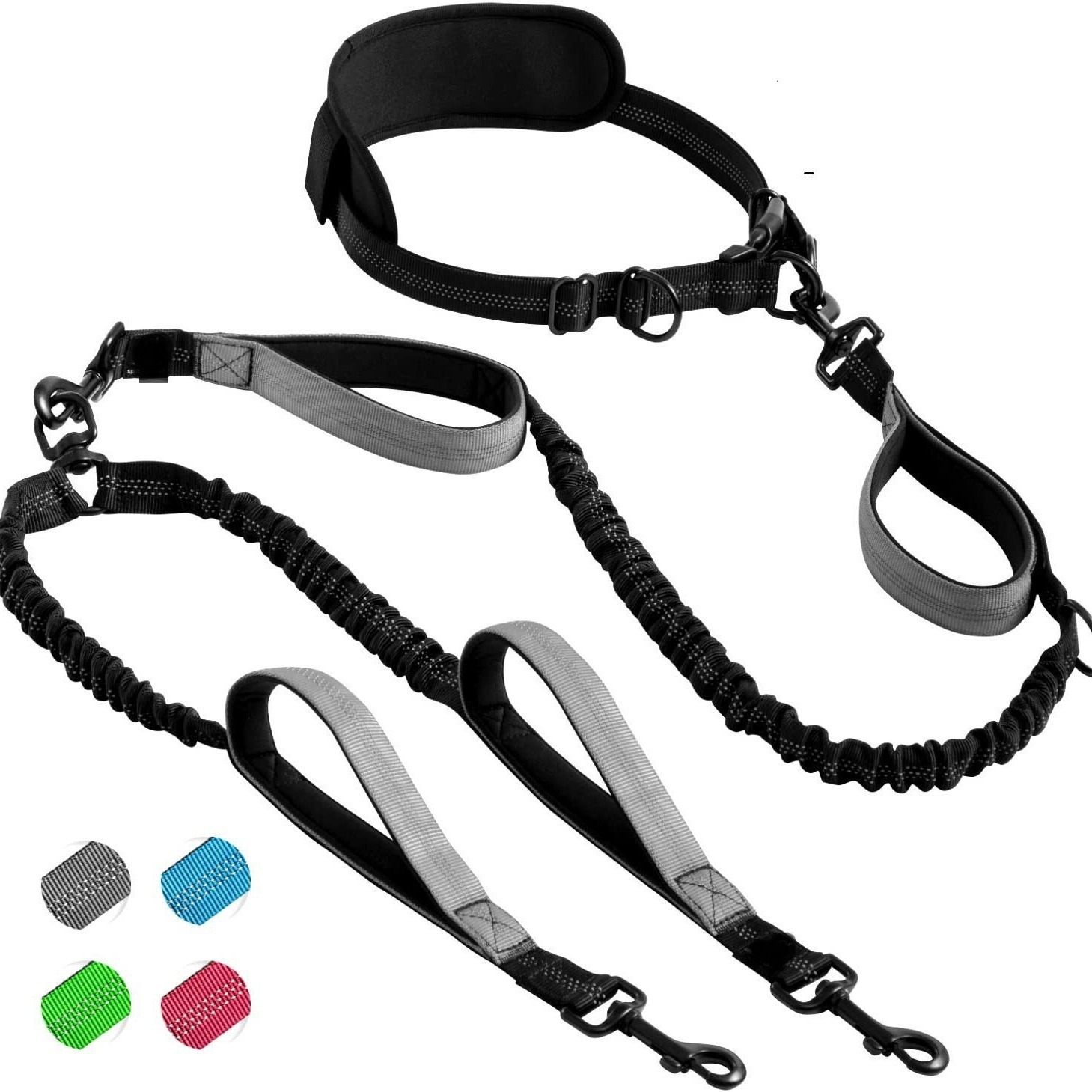 New Amazon Pet Supplies Fitness Sports Running Leash Multifunctional Leash Dog Leash Wholesale