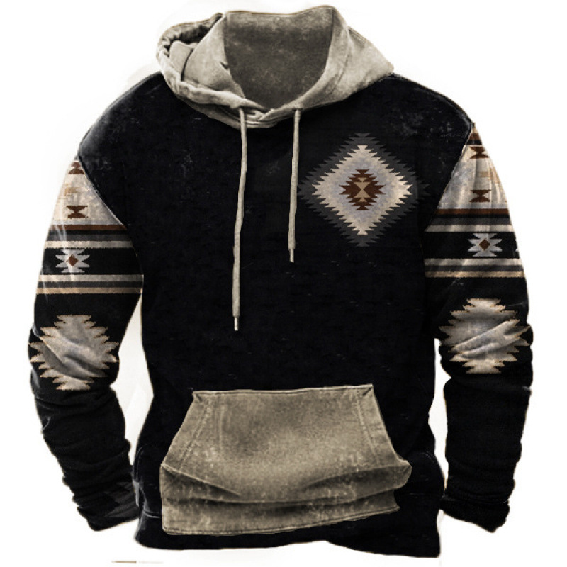 New 3d Sweater Digital Printing Men's Street Sports Fashion