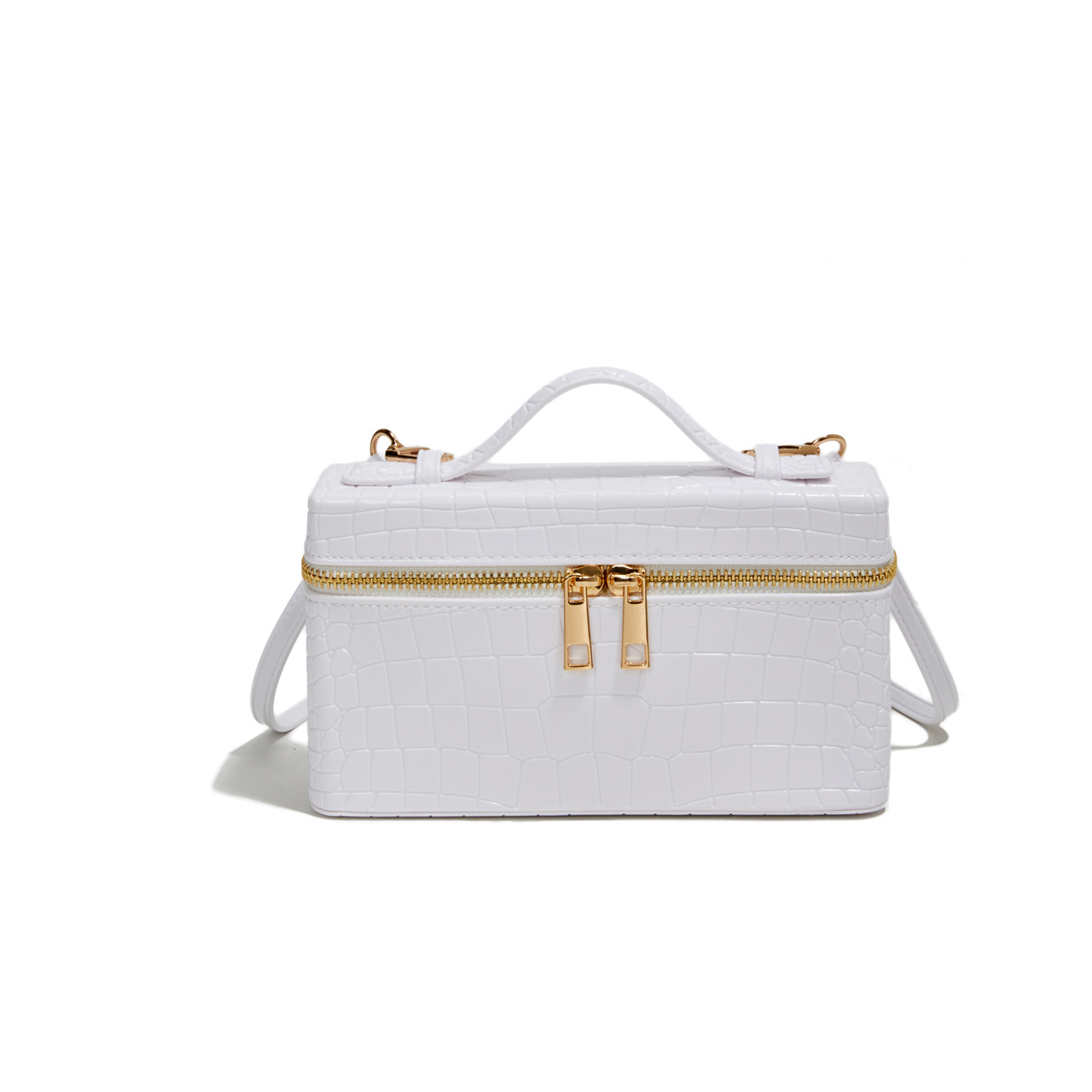 New Spring Launch Pattern First Layer Cowhide Leather Shoulder Tote Mini Handbag For Women — view 2