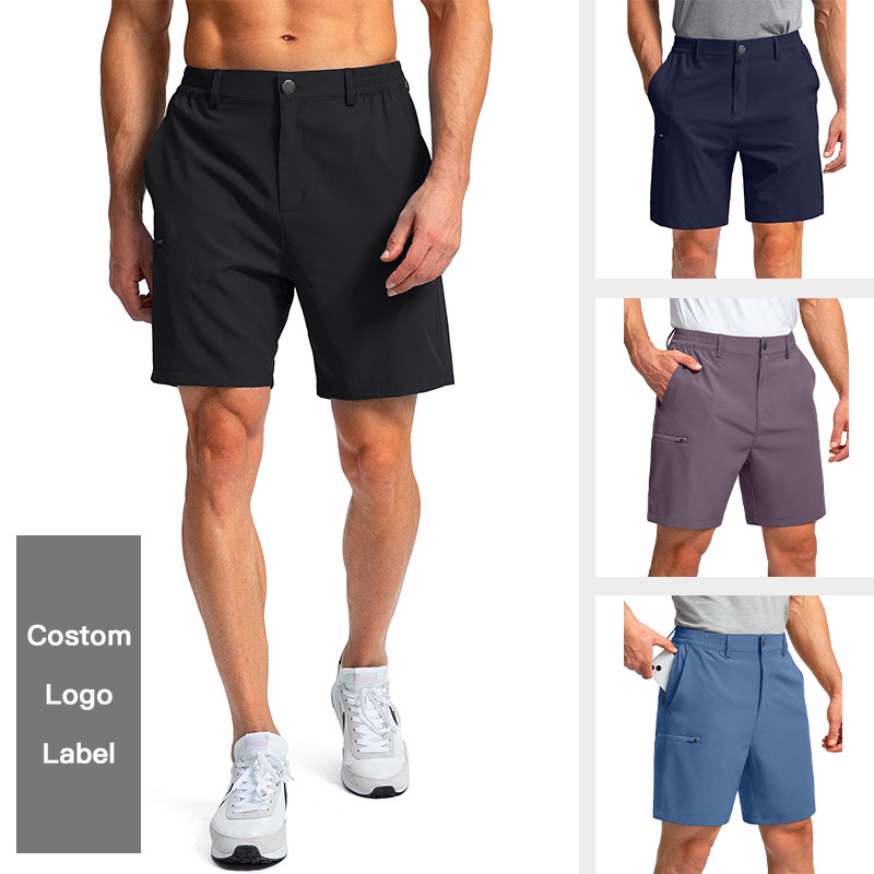 Men's Outdoor Sports Work Shorts, Summer Straight-Leg Simple Multi-Pocket Pants product image