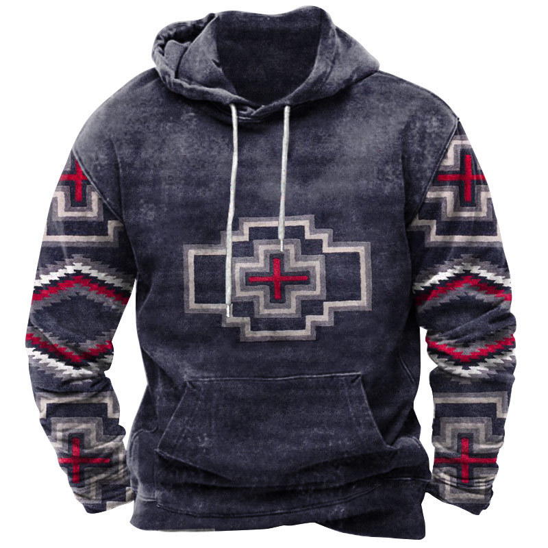 New 3d Sweater Digital Printing Men's Street Sports Fashion
