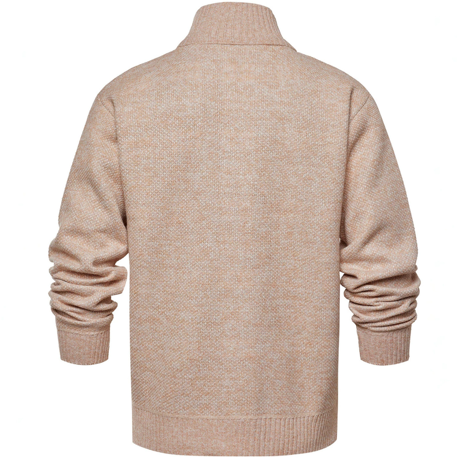 Wholesale Amazon 25 Cross-border Amazon Autumn And Winter Men's High Collar Velvet Thick Sweater Trend Slim Casual Wool