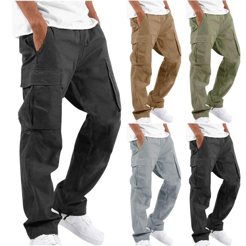 Fashion 2024 New Men's Workwear Casual Pants