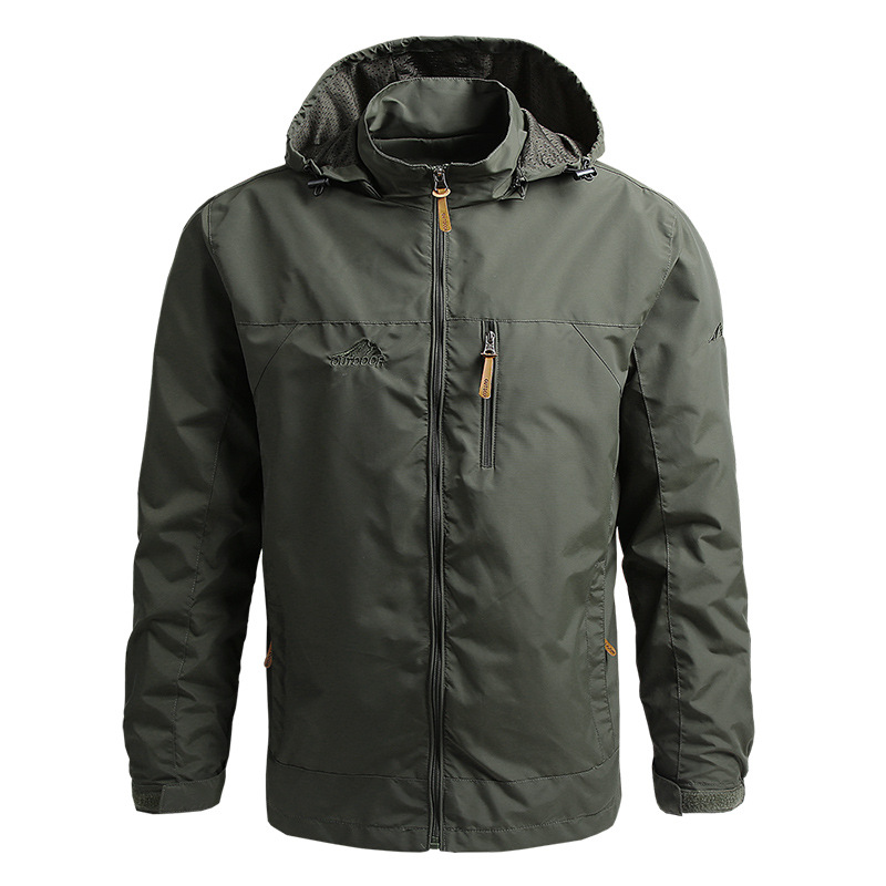 Cross-Border Spring And Autumn Men's Mountain-Style Foreign Trade Mountaineering Jacket, Windbreaker, Sports Outdoor Jacket For Men