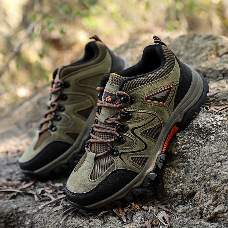 2026 Cross-border Wholesale Mountaineering Outdoor Shoes, All-season Hiking Shoes, Low-top Trekking Shoes, Large Size 47