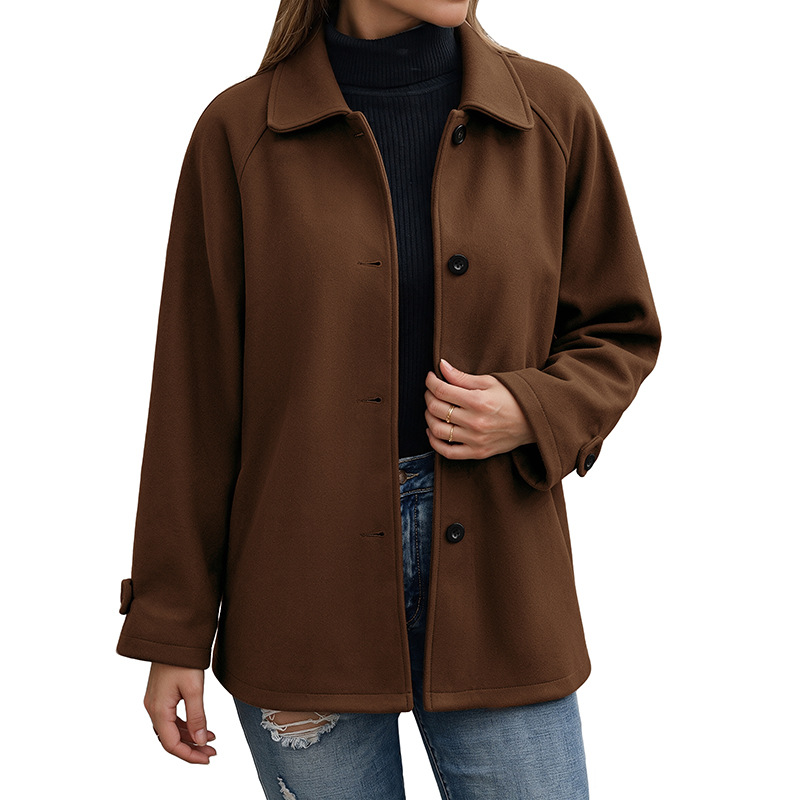 Mid-length Woolen Coat