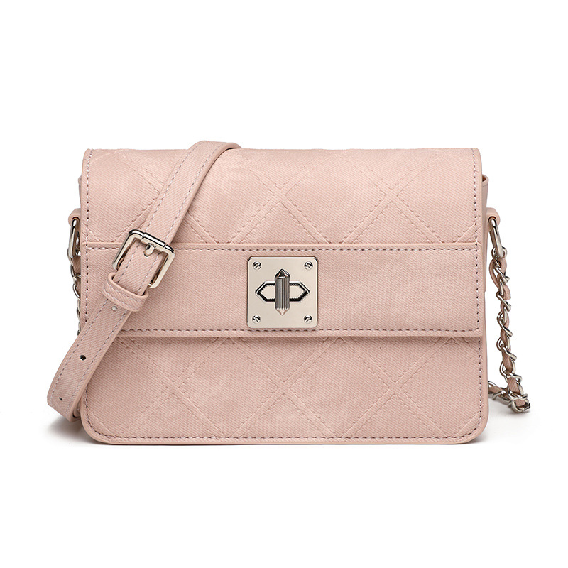 New Style Foreign Trade Crossbody Bag For Women, Versatile Small Square Bag, Retro Denim Quilted Chain Shoulder Tofu Bag — view 2