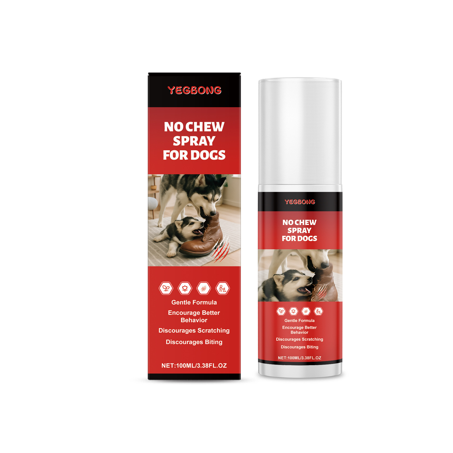 Yegbong Dog Anti-Chew Spray Furniture Protection Pet Dog Anti-Bite Training Bitter Spray
