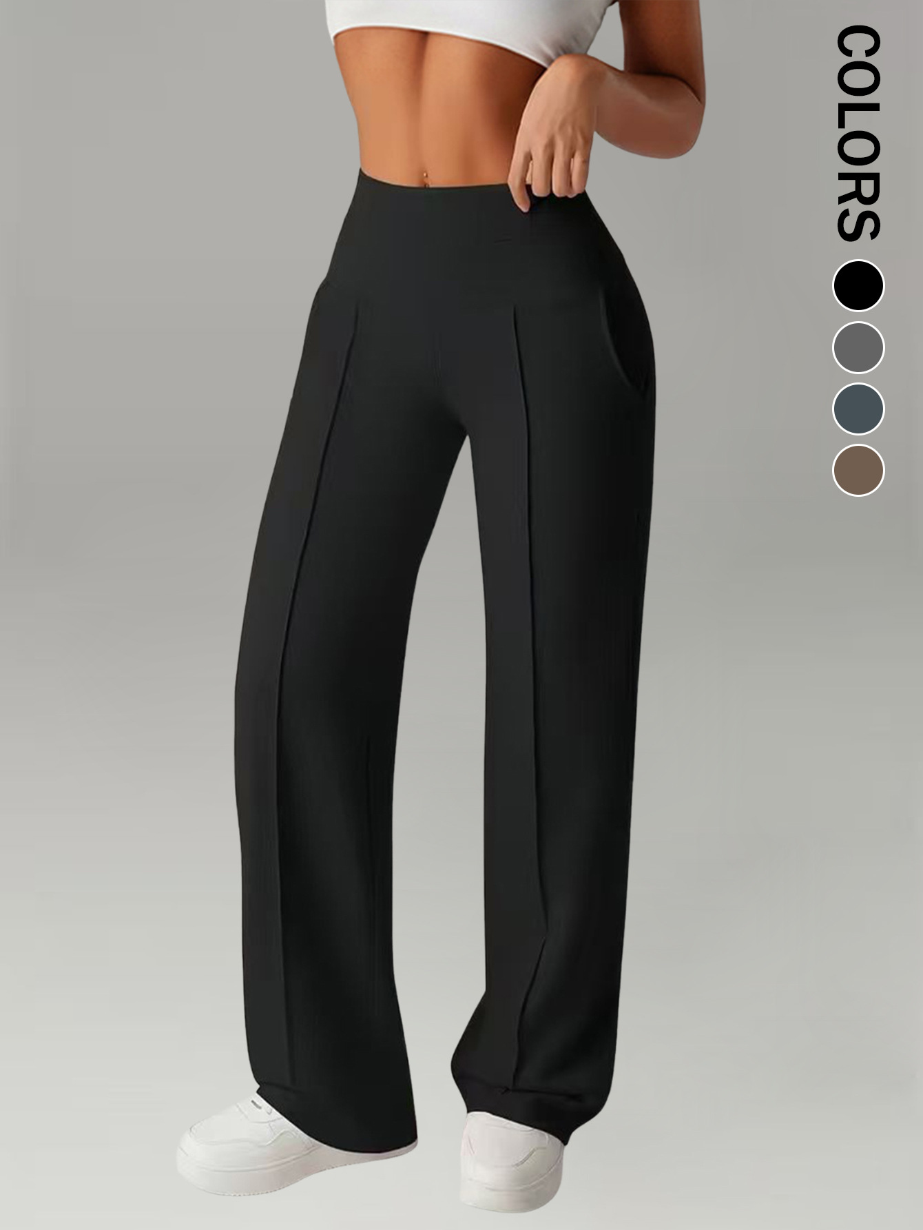 Women New Arrival Straight Leg Athletic Pants Loose Quick Dry Yoga Trousers For Pilates Running Training Fitness Casual Wear
