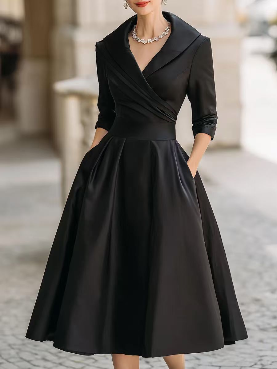New European And American Women's Fashion Amazon Shein Independent Store Elegant Formal Waist-Slimming Dress For Women