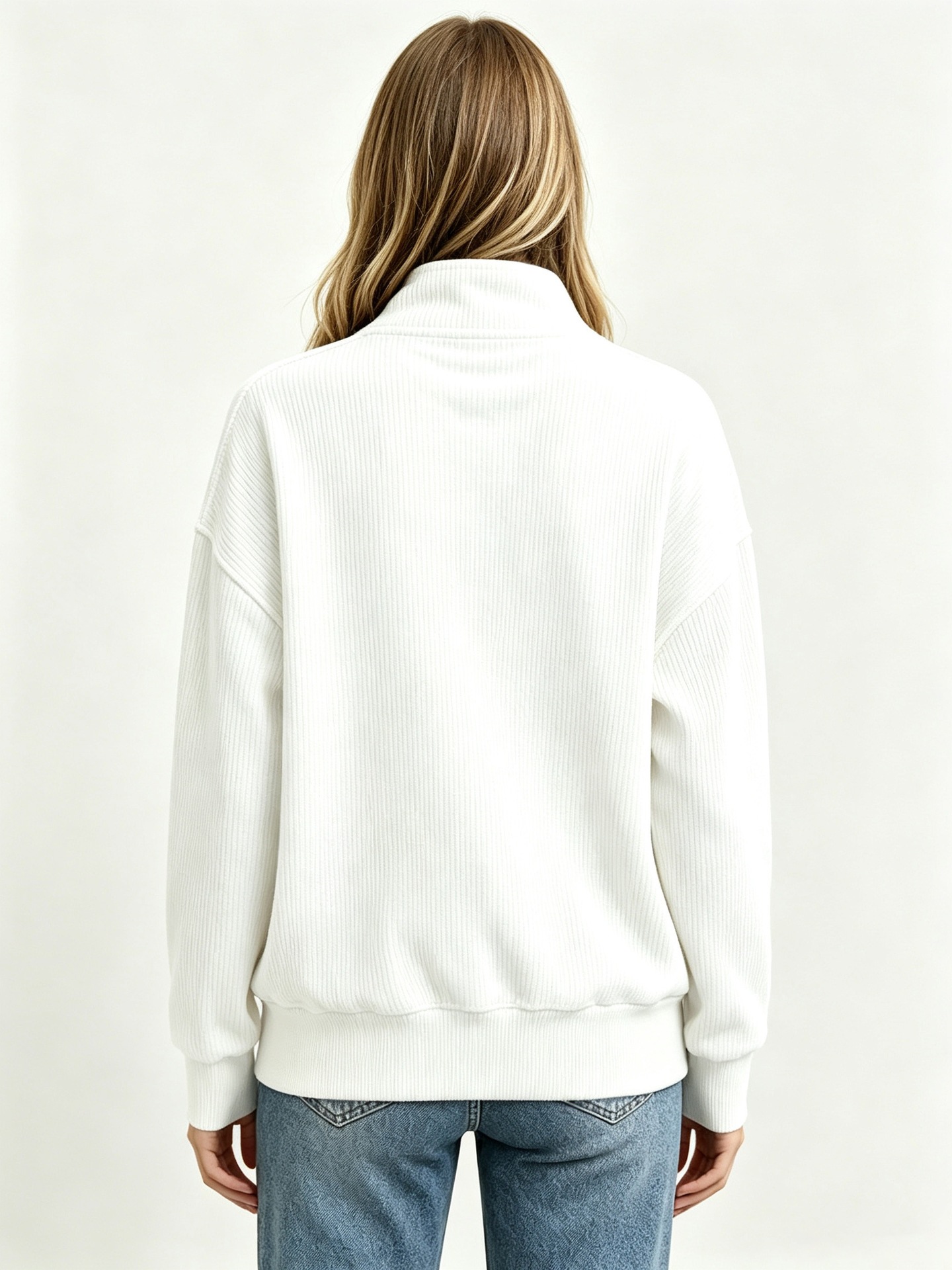 Women's pullover sweatshirt supplier reference image 4