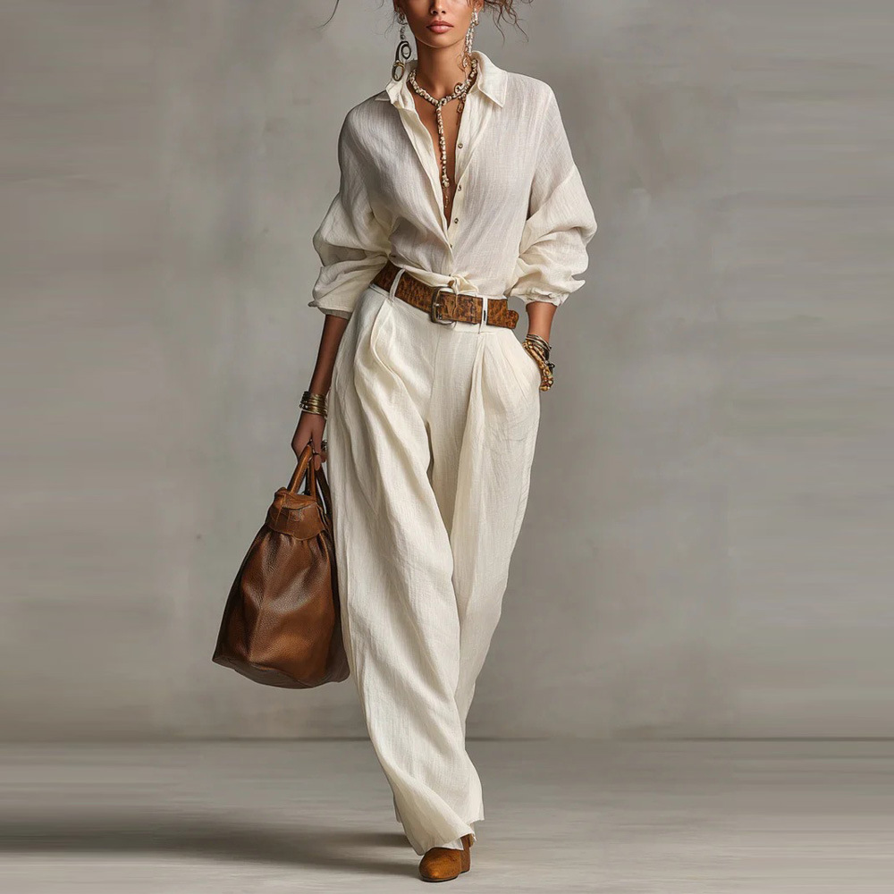 2026 Foreign Trade Solid Color Women's Clothing