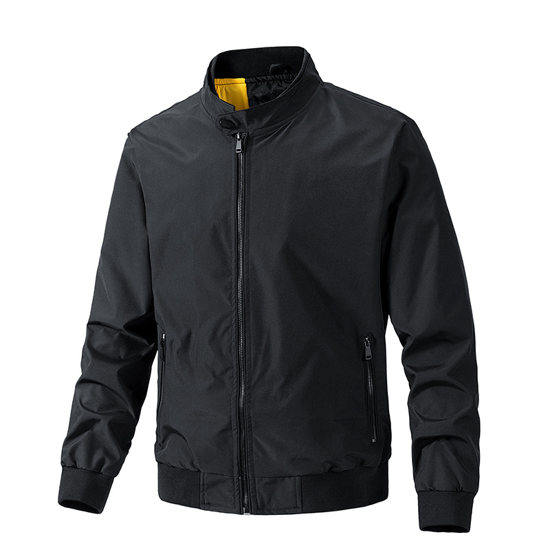Cross-Border Amazon Jacket Men's Outerwear Summer Thin Style Spring And Autumn Large Size Simple Flight Jacket Casual Men's Clothing