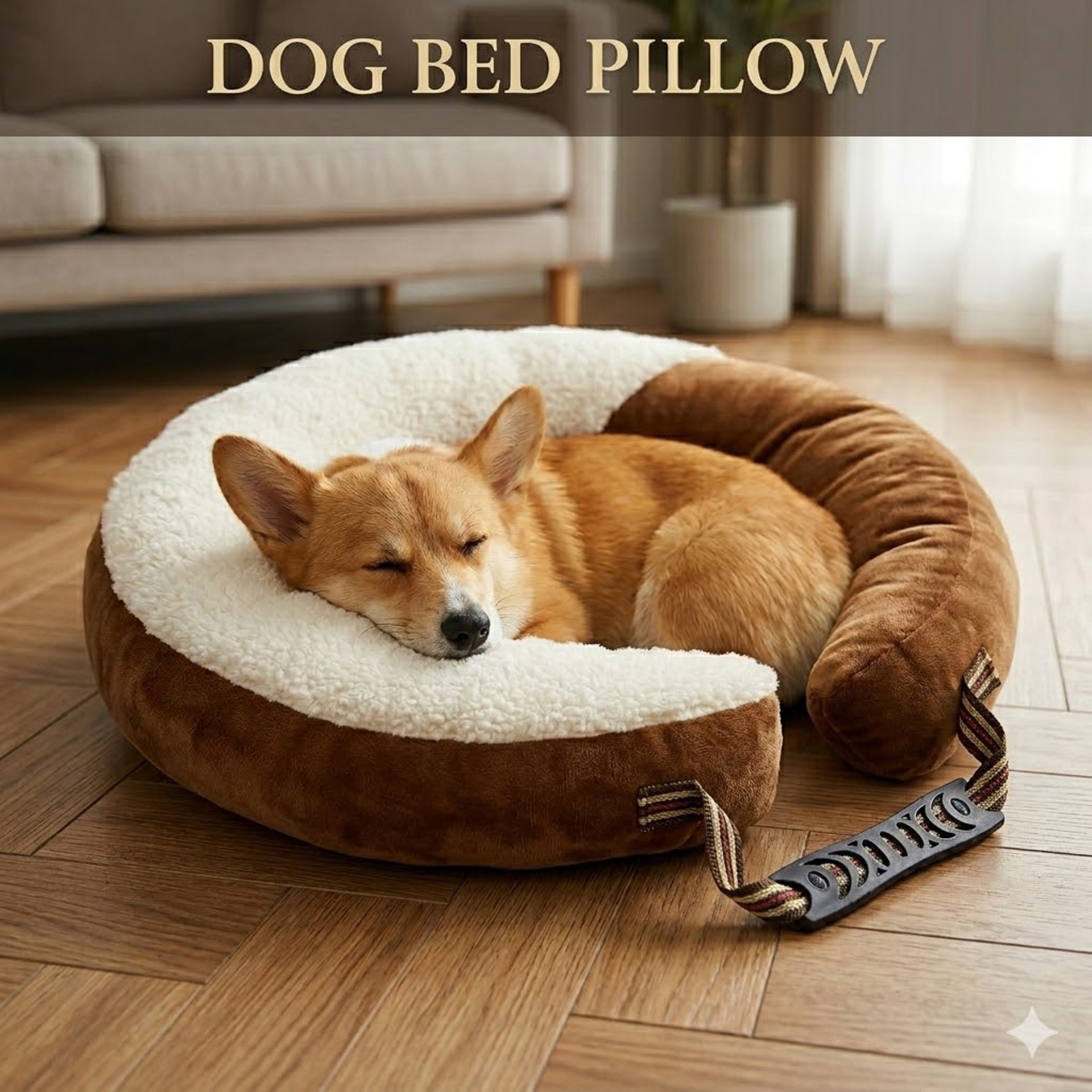 New Pet Dog Cushion Pet Pillow Toy Plush Comfortable Skin-friendly Soft Cotton Padded Pet Supplies