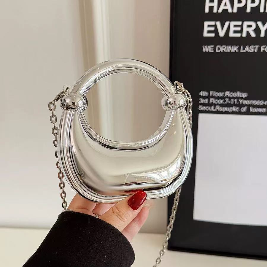 Amazon's Popular Glossy Laser Dumpling Bag