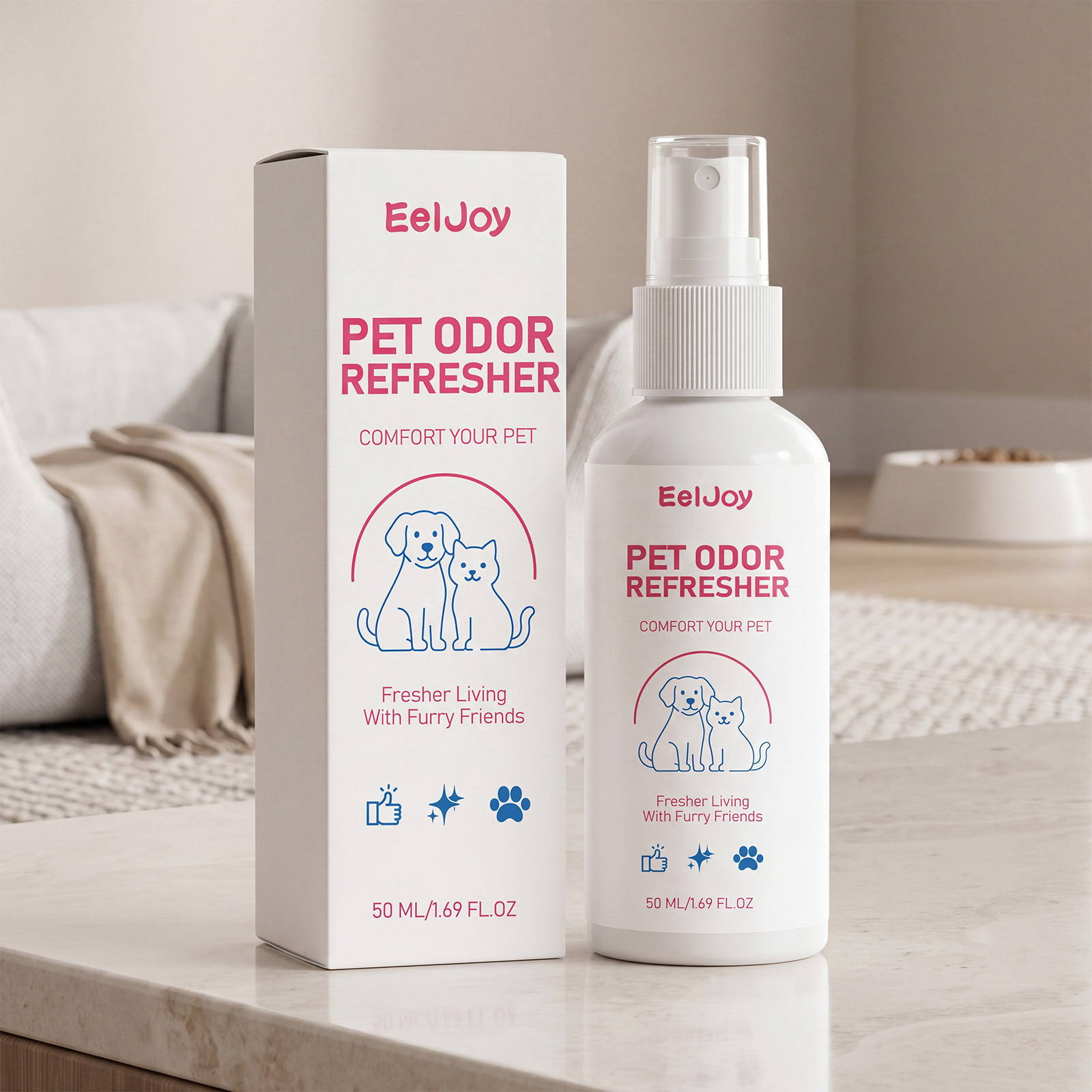 Eeljoy Pet Deodorizing Spray Daily Environment Cleaning