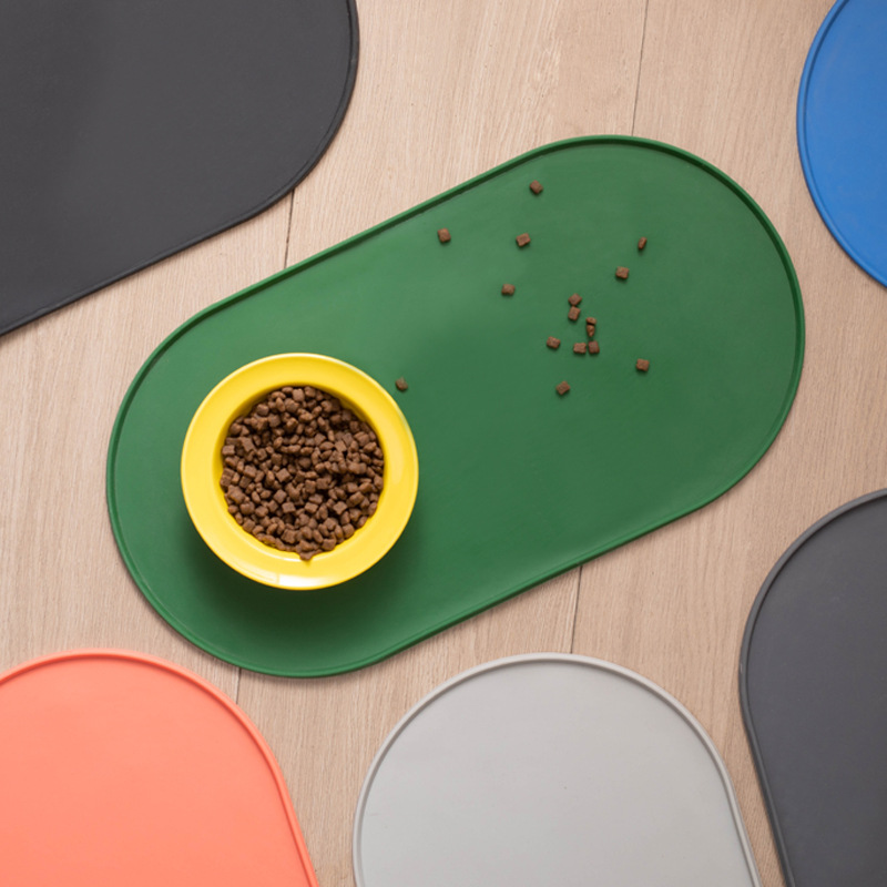 Silicone Pet Mat, Non-Slip, Waterproof, Leak-Proof Placemat, Dog Feeding Mat, Cat Eating Mat, Cross-Border Cat And Dog Supplies