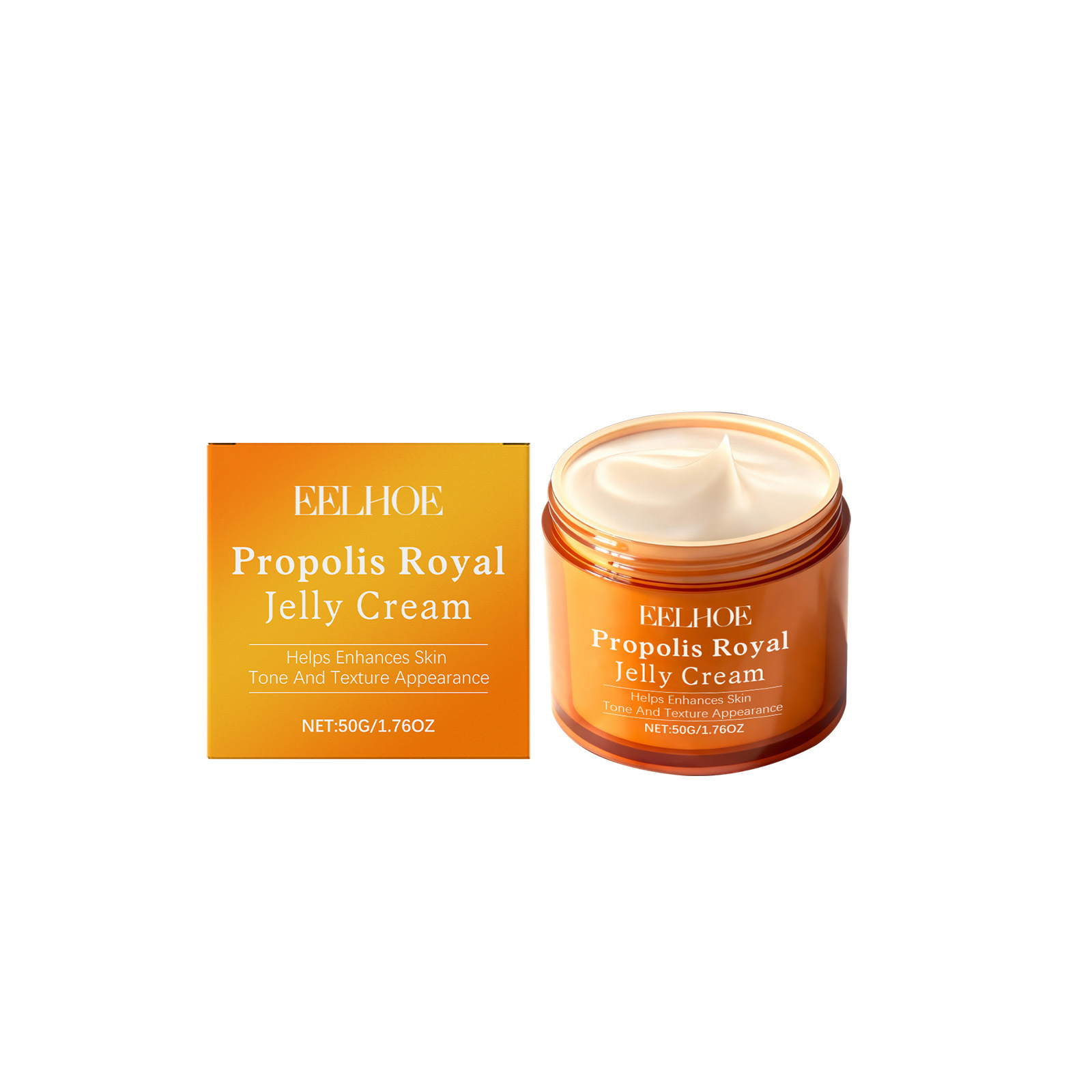 Eelhoe Royal Jelly Body Cream Moisturizes The Skin, Making It Shiny, Soft, Delicate, Refreshing, Lightweight, Hydrating, And Easy To Absorb