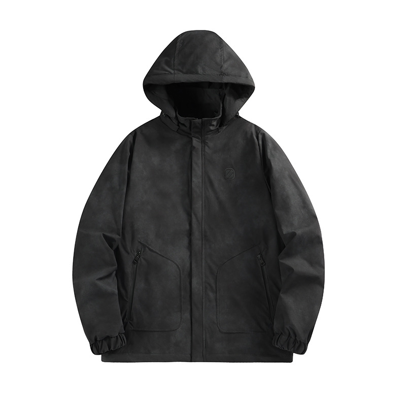 American-style Men's Jacket For Spring And Autumn, Trendy Soft Shell Coat With A High-end Feel, Foreign Trade Cotton-padded Men's Clothing,