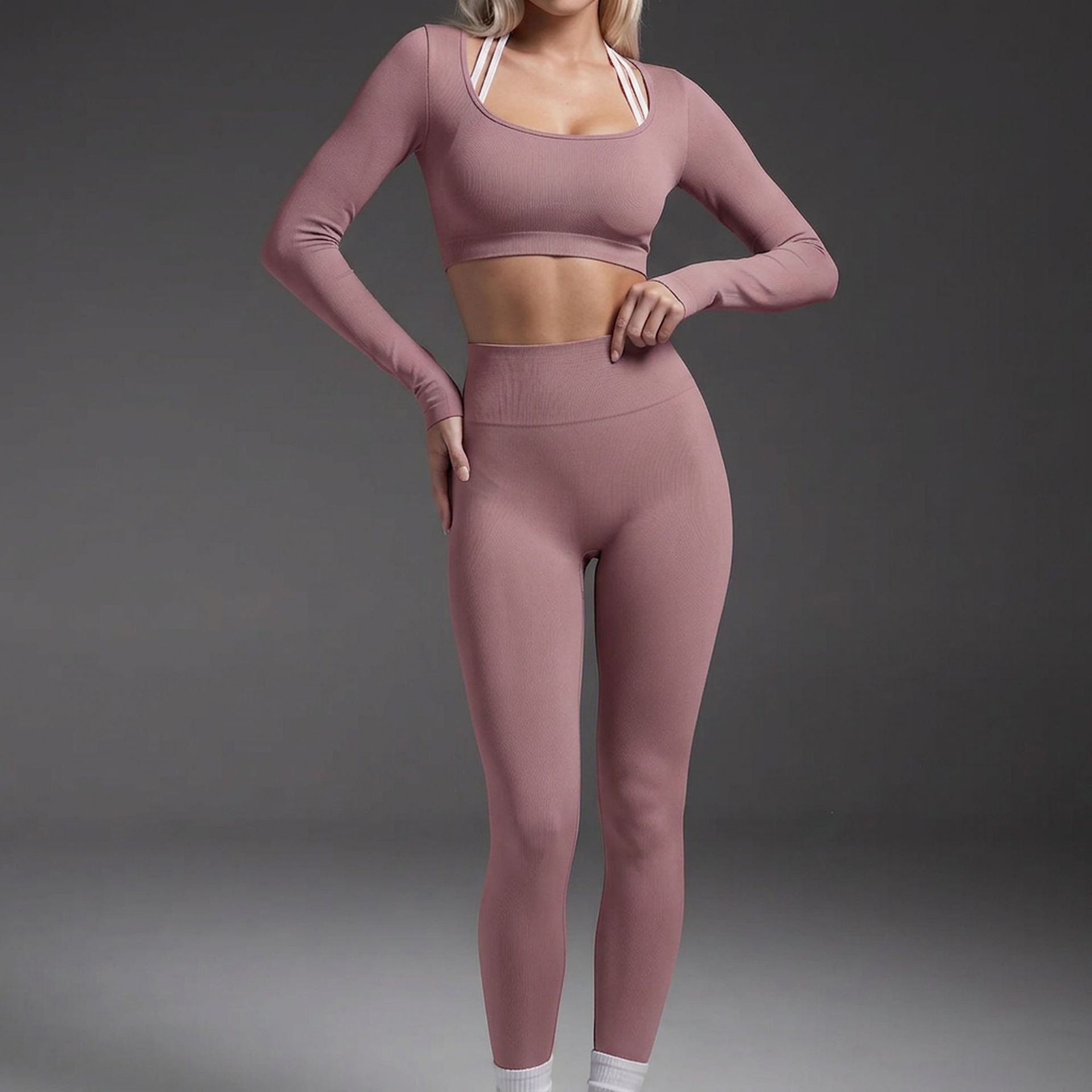 Three Piece Yoga Suit, picture 7 of 8
