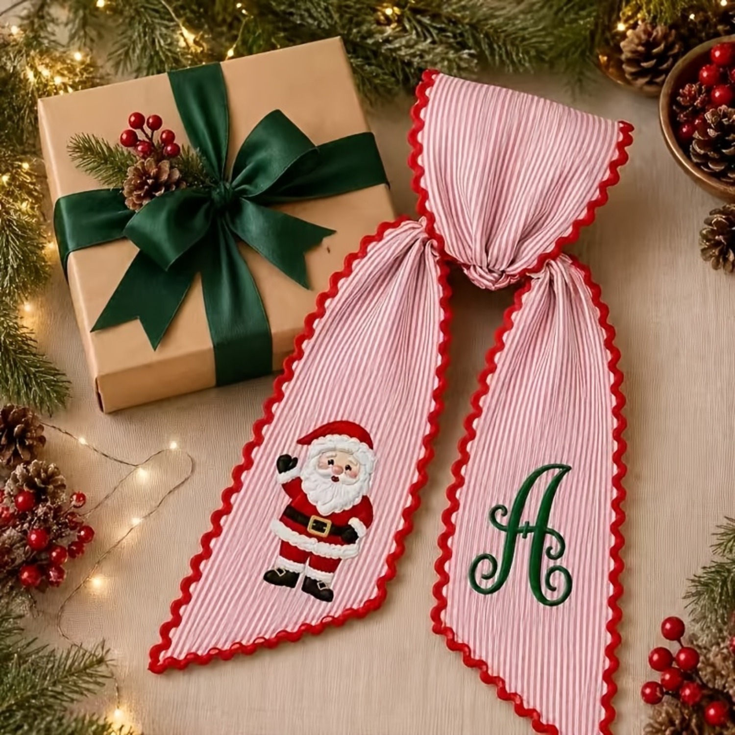 Christmas Bow Hanging Decoration