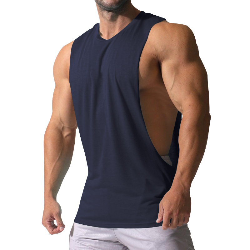 Hot-Selling 11-Color Fitness Muscle Men's Sexy Summer Sports Casual Solid Color Sleeveless Tank Top T-Shirt