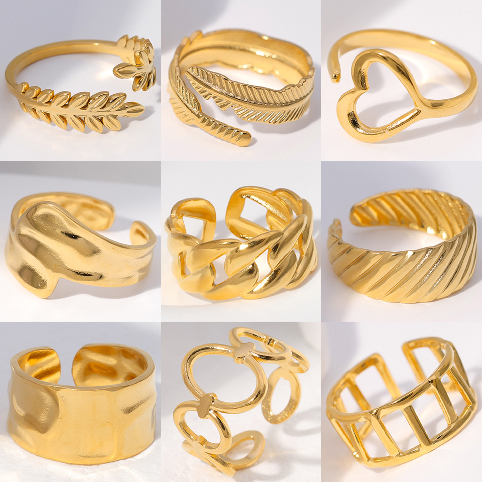 European And American Titanium Steel Ring