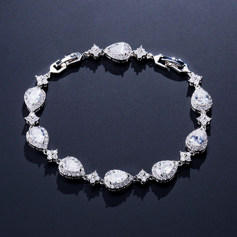 European And American Retro Zircon Wedding Jewelry, Bride And Bridesmaid Accessories, Light Luxury, High-End F
