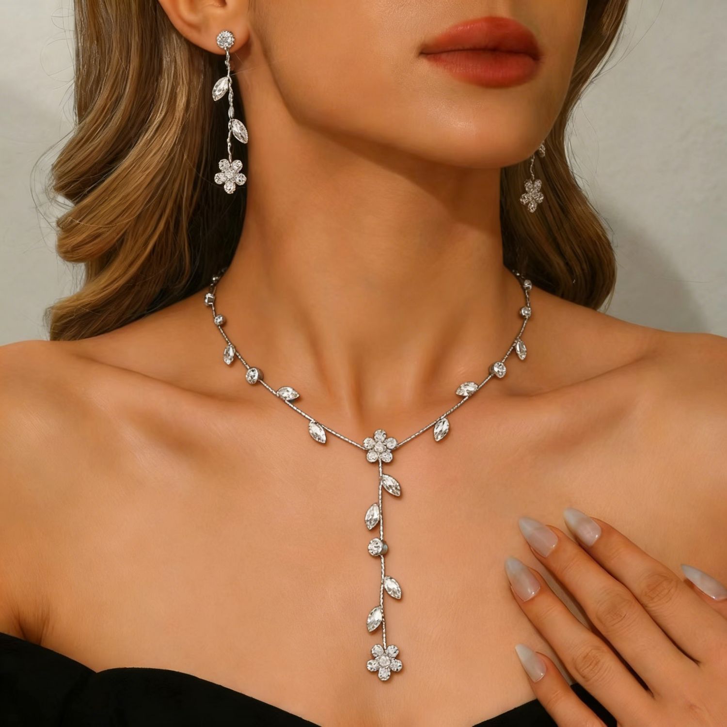 Amazon Necklace, Earrings, And Bracelet Set
