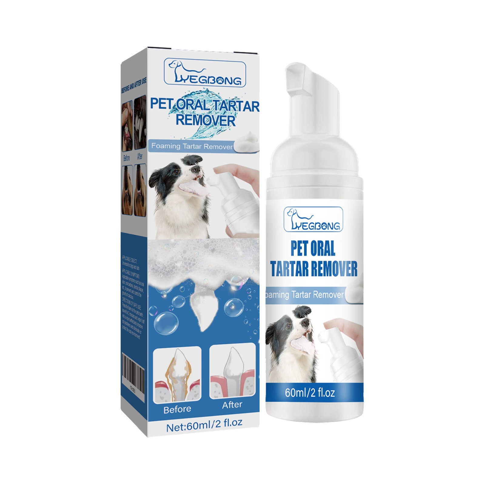 Yegbong Pet Tartar Remover Cleans Yellow Teeth