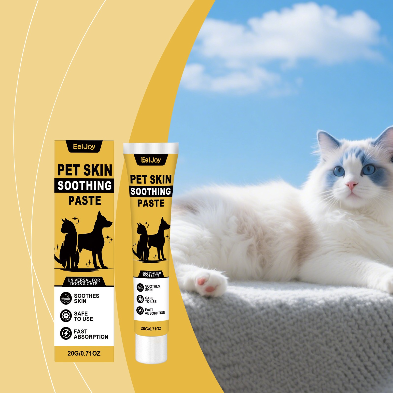 Eeljoy Pet Skin Care Cream Gentle Formula