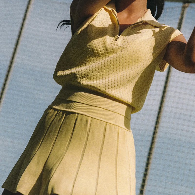Half-Zip Knit Polo Vest, picture 7 of 9