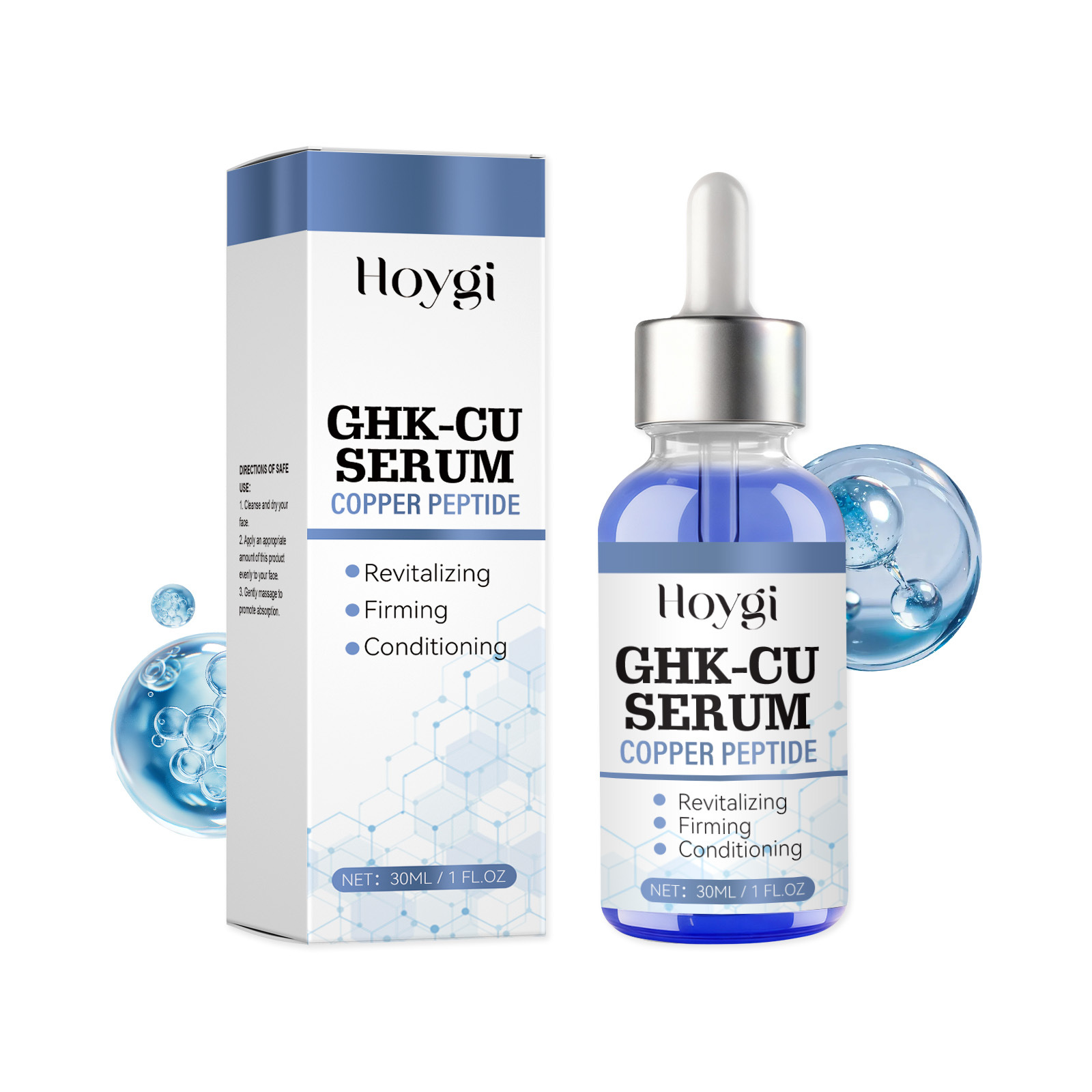 Hoygi Copper Peptide Essence Is A Daily Skin Care Liquid That Is Elastic, Smooth, And Delicate, Hydrating And Moisturizing, Refreshing And Easy To Absorb