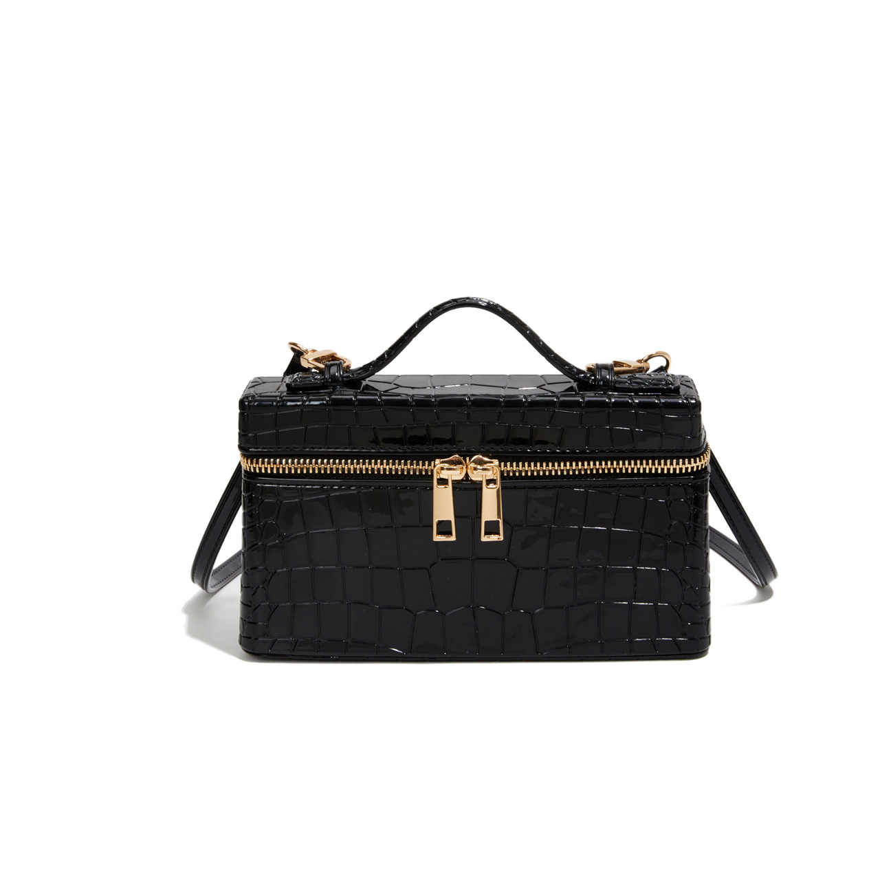 New Spring Launch Pattern First Layer Cowhide Leather Shoulder Tote Mini Handbag For Women — view 5