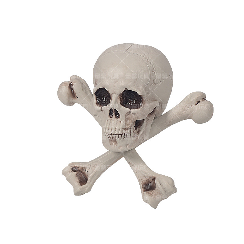 Halloween Decoration Skeleton Props Plastic Skull Skeleton