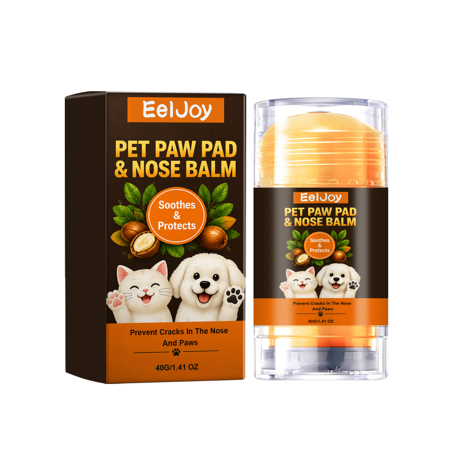 Baume à pattes et truffe pour chat et chien 40 g — Stick de soin 6