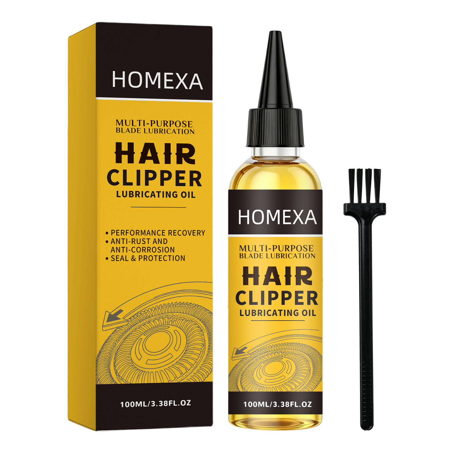 Special Lubricating Oil For Hair Clipper Hair Clipper Blade Smooth Anti-rust Lubrication Daily Cleaning And Maintenance