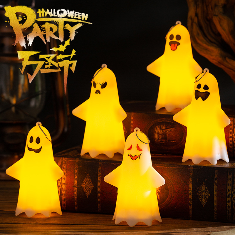 Halloween Decorative Ornaments Portable Pumpkin Lanterns Halloween Troublemaker Halloween Ghost Hanging Party Props