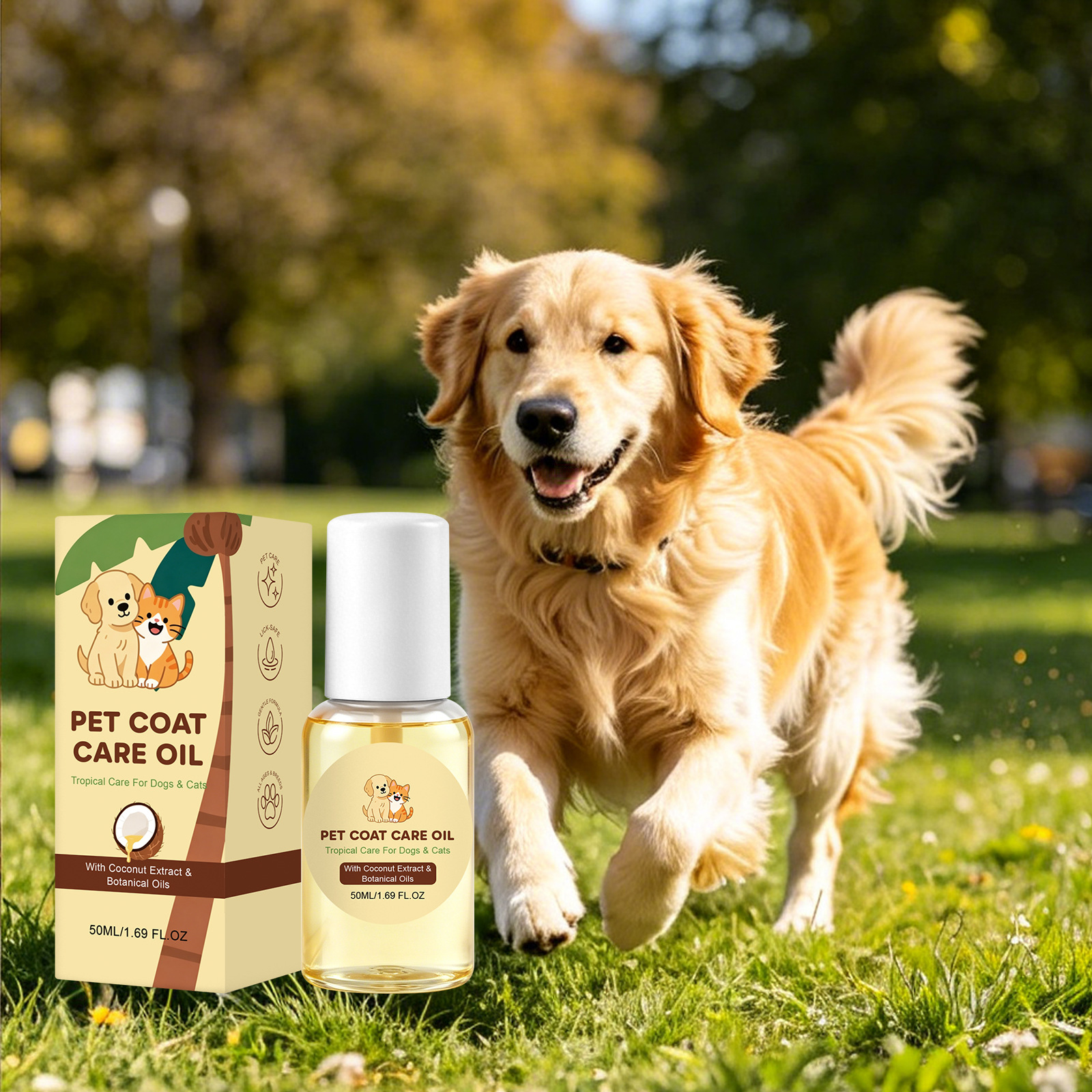 Pet Hair Care Oil
