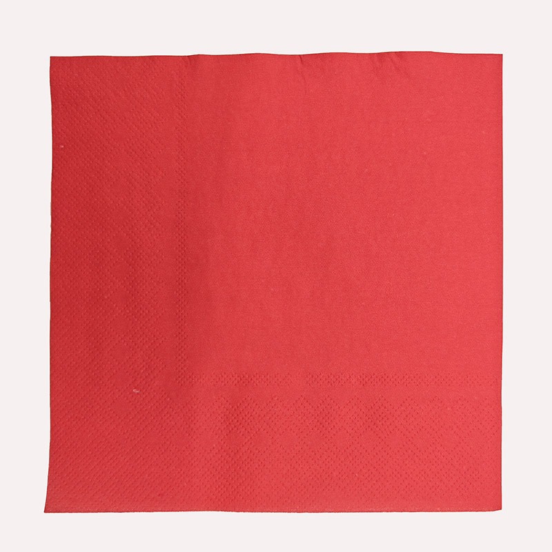 25cm Printed Pure Color Napkin Holiday Party Birthday Party High-End Hotel Restaurant Cross-Border Disposable Napkin 4