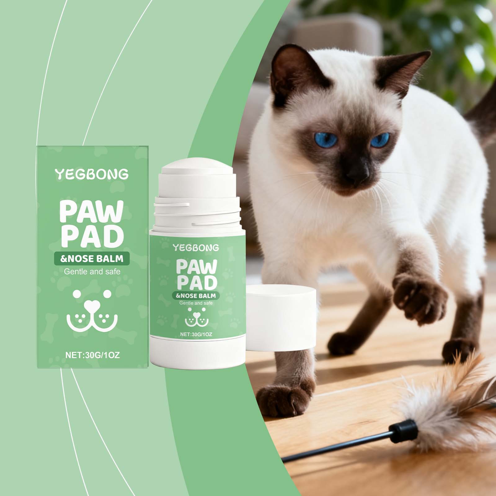 Yegbong Pet Moisturizing Paw Balm Gentle