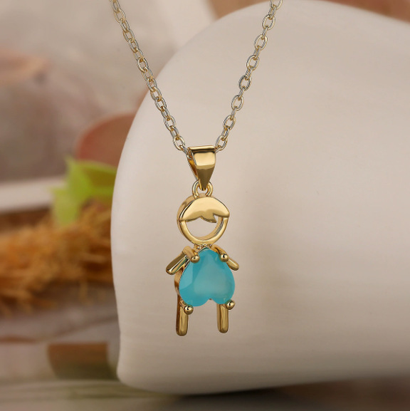 Gold-Plated Pendant Necklace, picture 3 of 4