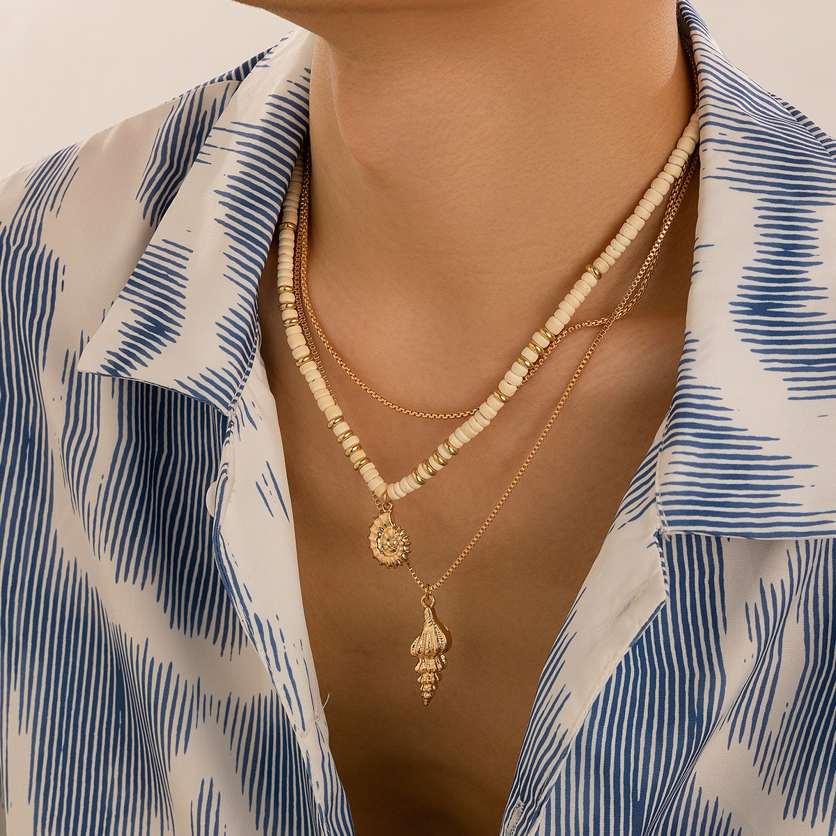European And American Popular Bohemian Multi-Layer Necklace