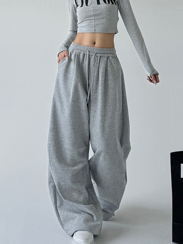 American Gray Sweatpants For Women Spring