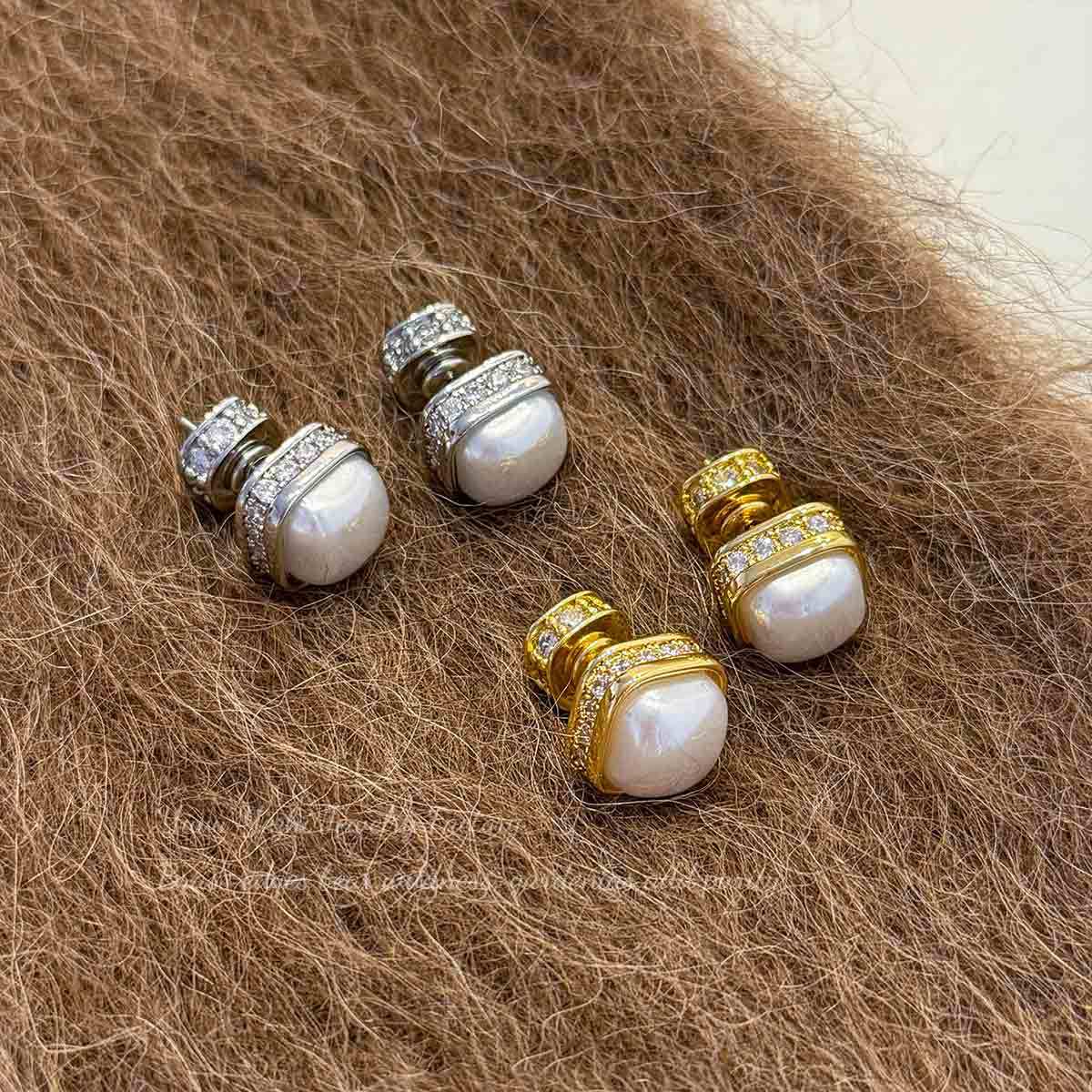Cercei Stud pătrați la modă și luxoși pentru femei, cercei eleganți cu micro încrustații de înaltă calitate, accesorii pentru urechi compacte și versatile
