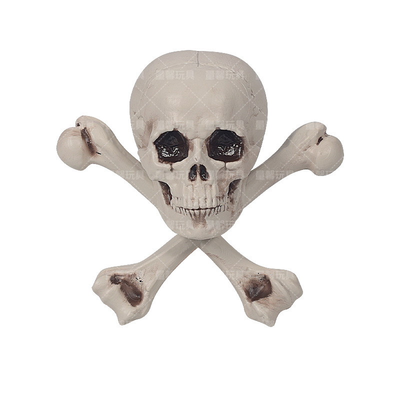 Halloween Decoration Skeleton Props Plastic Skull Skeleton