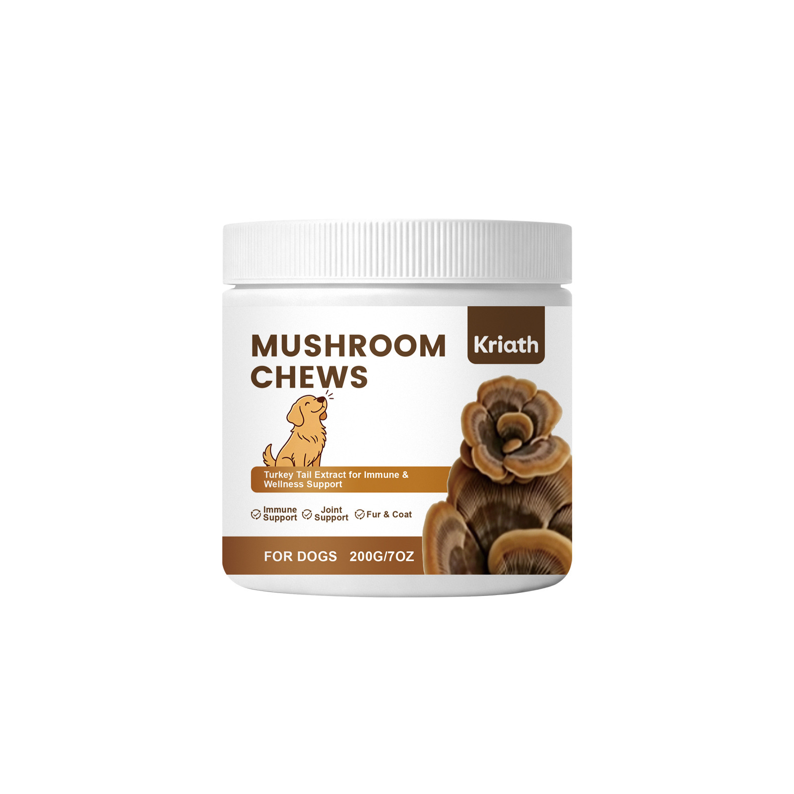 Kriath Mushroom Chewable Tablets